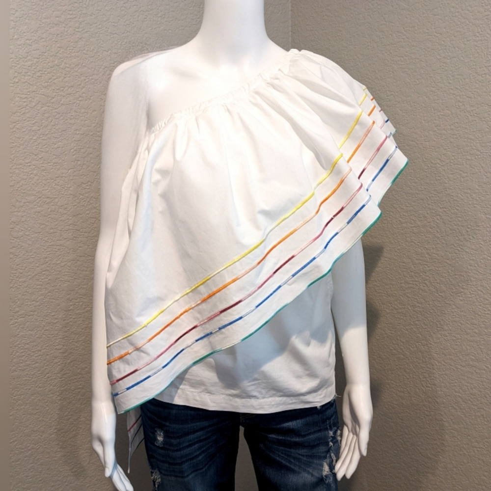 ROSIE ASSOULIN rainbow top